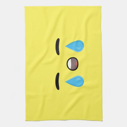 Cry Emoji Theedoek (Verticaal)