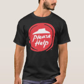 Cry for Help in een Pizza Hut Essential T-Shirt (Voorkant)