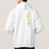 Cry Gold Teddy Bear Hoodie (Achterkant)