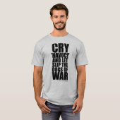 Cry 'havoc' (dogs of war) - Shakespeare Quote T-shirt (Voorkant volledig)