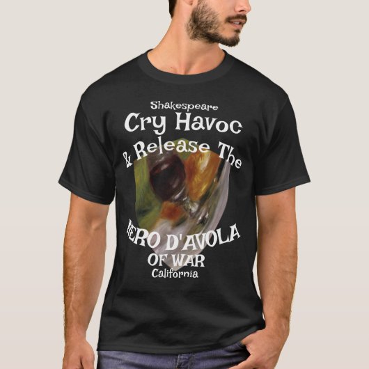 Cry Havoc Release Amador Zin War California T-shirt (Voorkant)