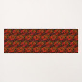 Cry Here Black / Among Roots, Yoga Mat (Achterkant (horizontaal))