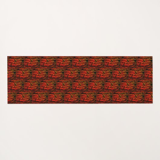 Cry Here Black / Among Roots, Yoga Mat (Achterkant (horizontaal))