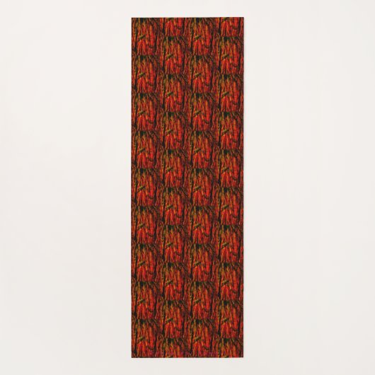 Cry Here Black / Among Roots, Yoga Mat (Achterkant)