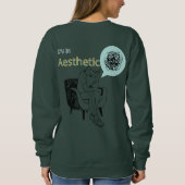 Cry in Aesthetic – Sad Cute Quote Design Trui (Achterkant)