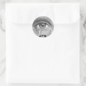 Cry Ronde Sticker (Tas)