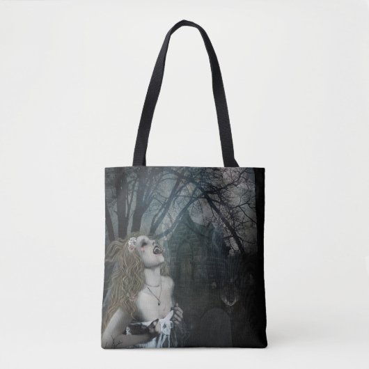 Cry van de Wolf Tote Bag (Voorkant)