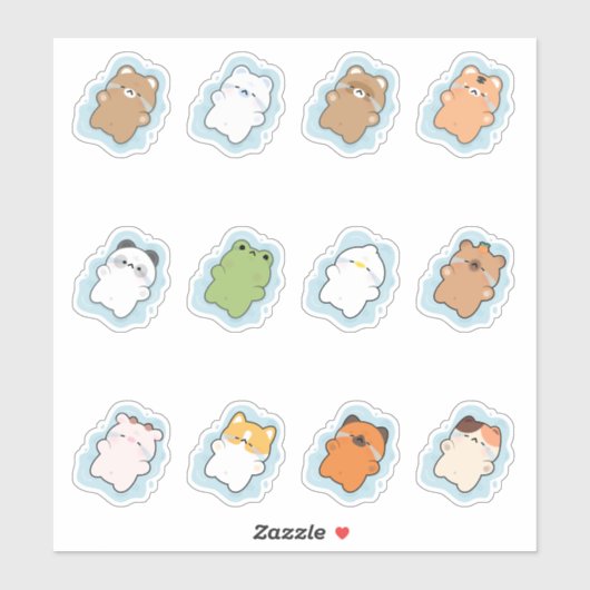 Crybaby Animals Sticker (Vel)
