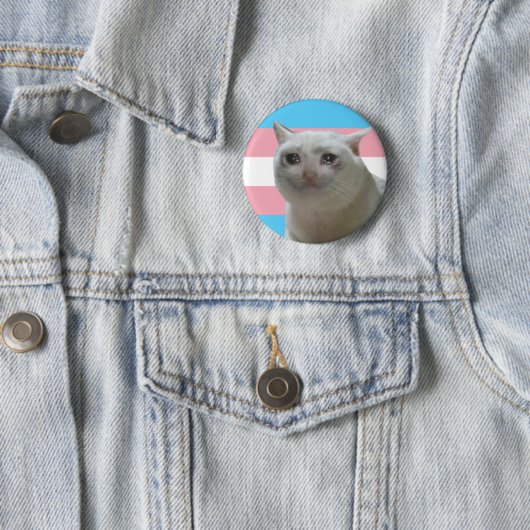 Crybaby Trans Pride Ronde Button 5,7 Cm (In situ)