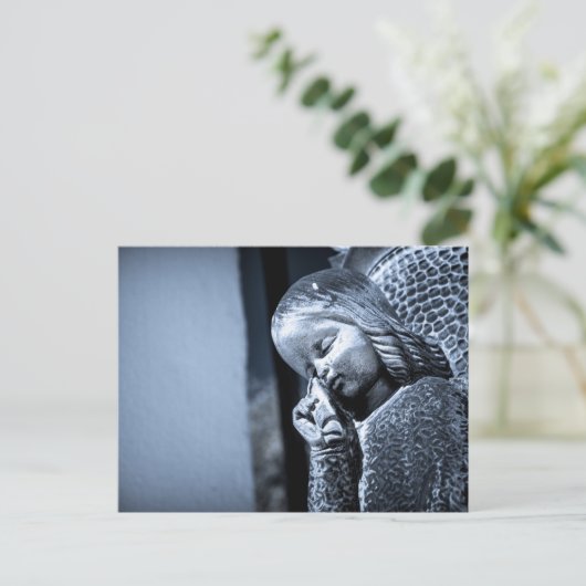 Crying Angel Briefkaart (Staand voorkant)