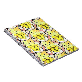 Crying Banana Cat Pattern Notitieboek