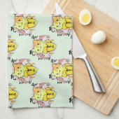 Crying Banana Cat Pattern Theedoek (Quarter Fold)