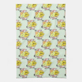 Crying Banana Cat Pattern Theedoek (Verticaal)