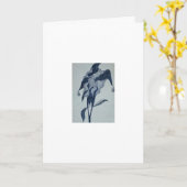 crying flower sympathy card kaart (Gele Bloem)