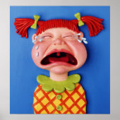 Crying Girl Poster (Voorkant)