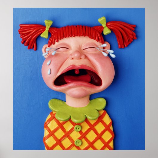 Crying Girl Poster (Voorkant)