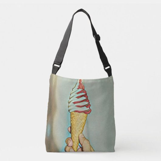 Crynose cream crossbody tas (Voorkant)