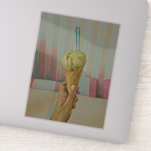 Crynose cream sticker (Detail)