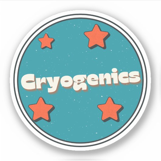 Cryogene technologie sticker (Voorkant)