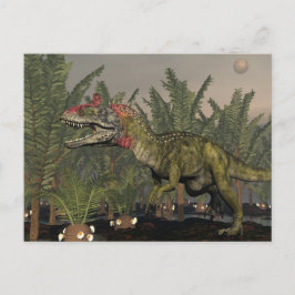 Cryolophosaurus dinosaur - 3D rendering Briefkaart