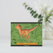 Cryolophosaurus postcard briefkaart (Staand voorkant)