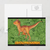 Cryolophosaurus postcard briefkaart (Voorkant / Achterkant)