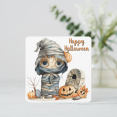 Crypt Cutie - Herfstbladeren & Mummy Mischief (Staand voorkant)