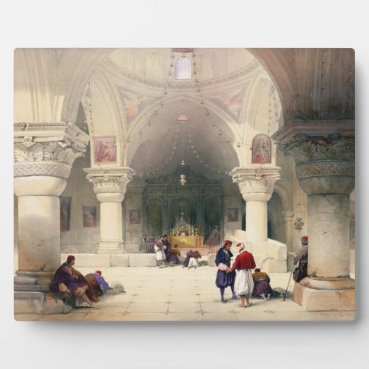 Crypt of the Heilige Sepulcher, Jeruzalem, bord 20 Fotoplaat (Voorkant)