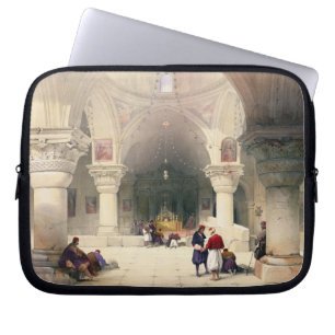 Crypt of the Heilige Sepulcher, Jeruzalem, bord 20 Laptop Sleeve