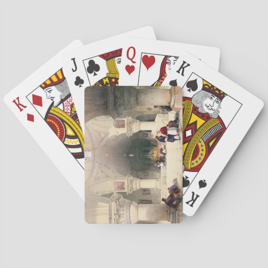 Crypt of the Heilige Sepulcher, Jeruzalem, bord 20 Pokerkaarten (Achterkant)