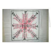 Cryptic kerstKaart (Voorkant Horizontaal)