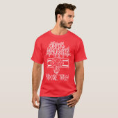 Cryptic Slaughter zwart-wit T-shirt (Voorkant volledig)