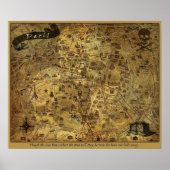Cryptic Treasure Map of Paris Poster (Voorkant)