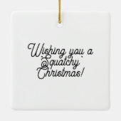 Cryptid Big foot, Sasquatch in een Mandala Keramisch Ornament (Achterkant)