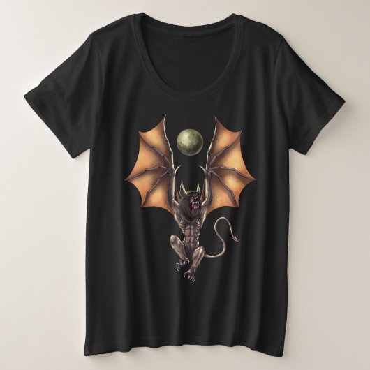 Cryptid Creature Ahool Grote Maat T-shirt (Design voorkant)