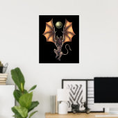 Cryptid Creature Ahool Poster (Thuiskantoor)