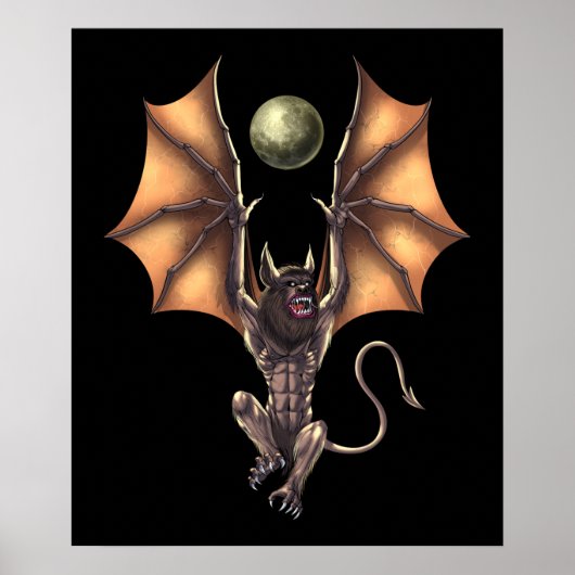 Cryptid Creature Ahool Poster (Voorkant)