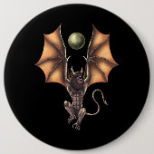 Cryptid Creature Ahool Ronde Button 6,0 Cm (Voorkant)