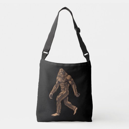 Cryptid Creature Bigfoot Crossbody Tas (Voorkant)