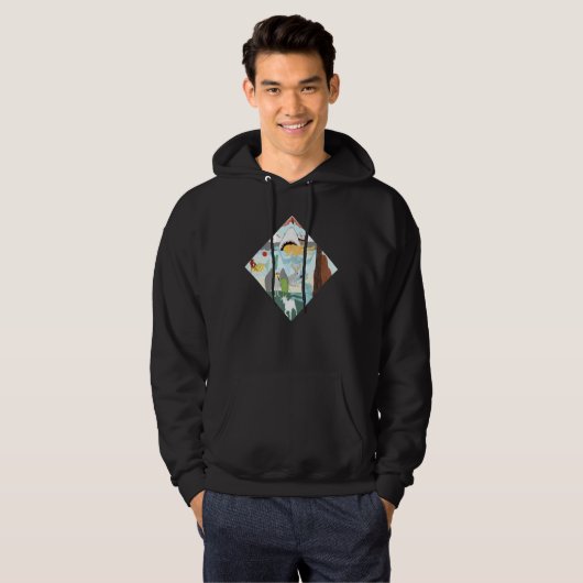 Cryptid Creature Land Hoodie (Voorkant volledig)