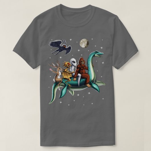 Cryptid Creatures T-shirt (Design voorkant)