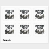 Cryptid Crew — Bigfoot Mothman Nessie Sticker (Vel)