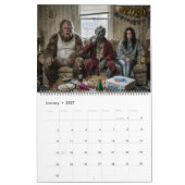 Cryptid Fantasy Kalender Bigfoot Zeemeermin Alien (Jan 2027)