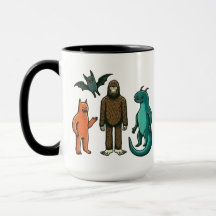 Cryptid Friends: Bigfoot, Chupacabra, enz. Mok