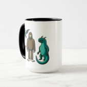 Cryptid Friends: Bigfoot, Chupacabra, enz. Mok (Voorkant links)