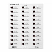 Cryptid Mothman Etiket (Full Sheet)