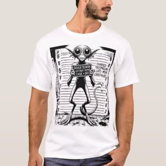 Cryptid Mugshots: Het Dover Demon T-Shirt