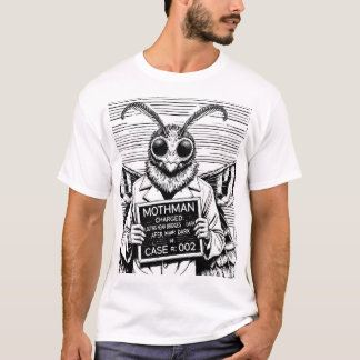 Cryptid Mugshots: Mothman T-shirt
