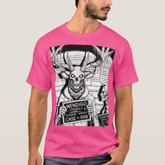 Cryptid Mugshots - Wendigo T-shirt