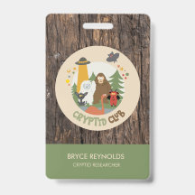 Cryptid Onderzoeker Partij Badge